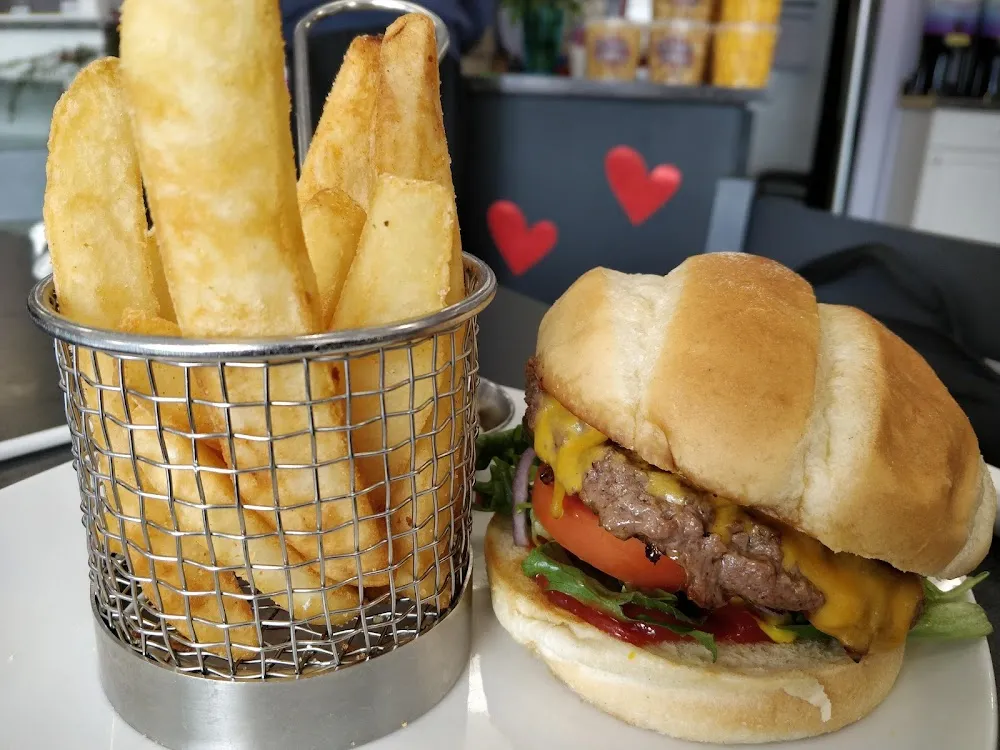 Cheeseburger and Fries